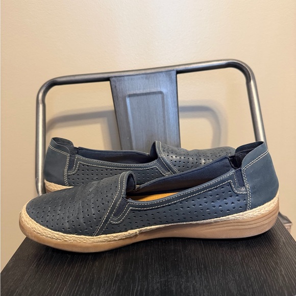 Clarks Blue Espadrilles Sz 11 - Picture 5 of 12